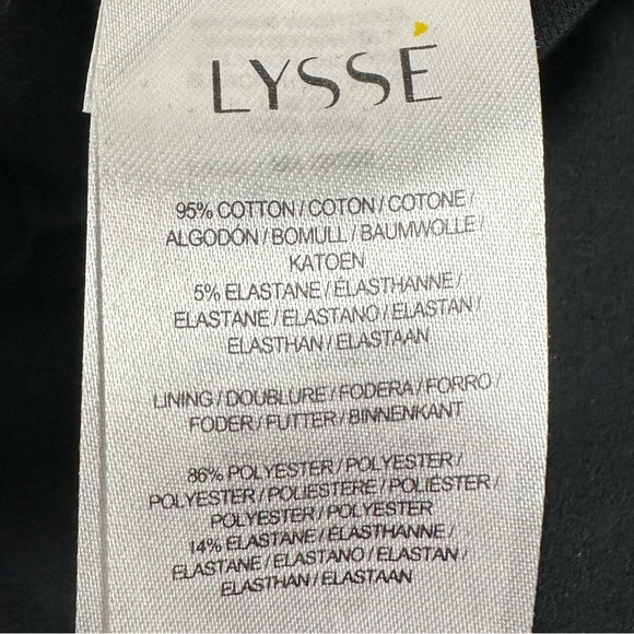 NWT Lysse Cropped Zip Hem Denim Stretchy Pull On Pants Indigo - Picture 12 of 16